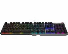 Teclado Msi Strike 600 Silent Us, Ingles, Alambrico, Usb, Mecanico, Led Rgb, Negro